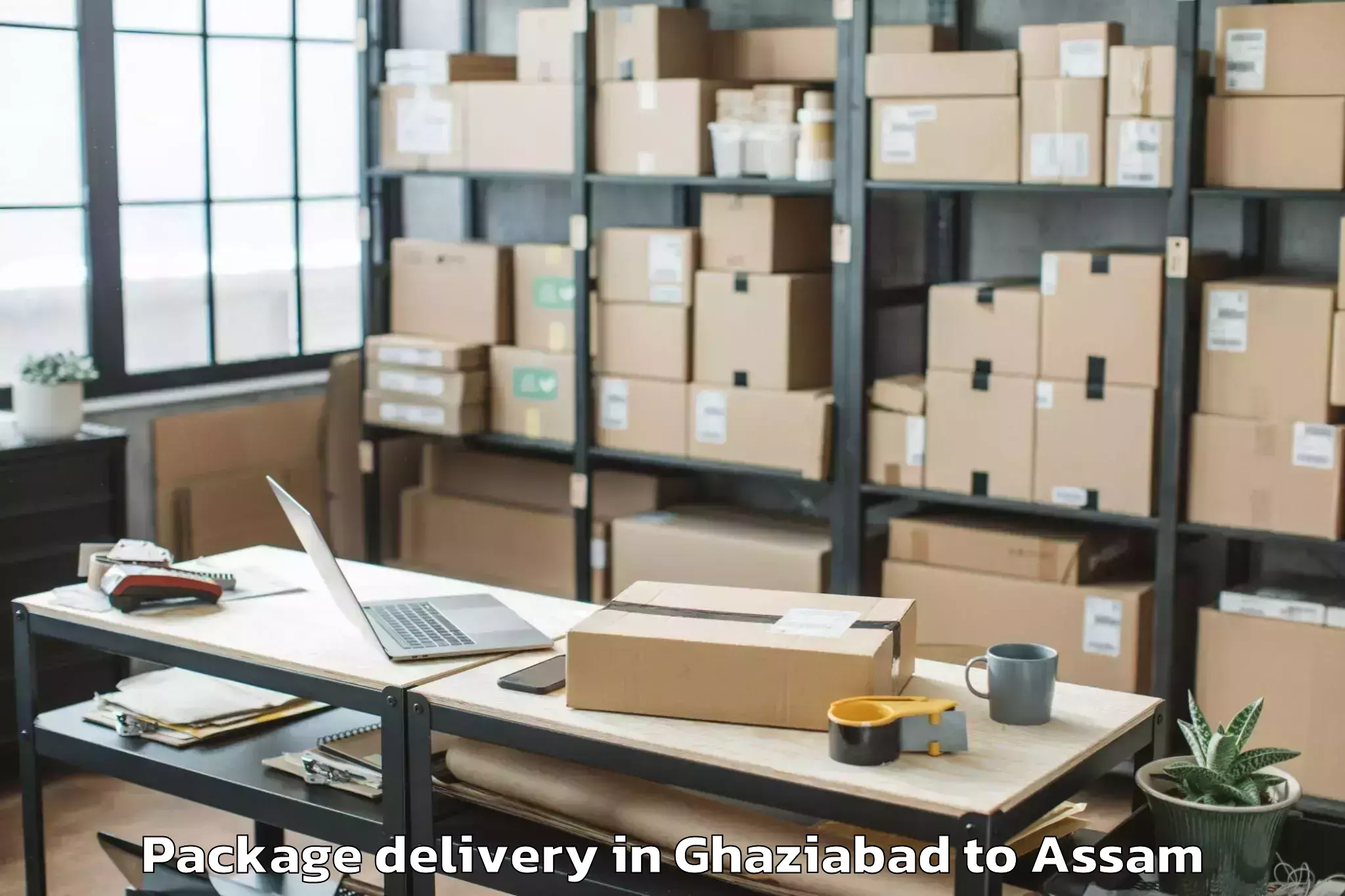 Reliable Ghaziabad to Abhayapuri Package Delivery